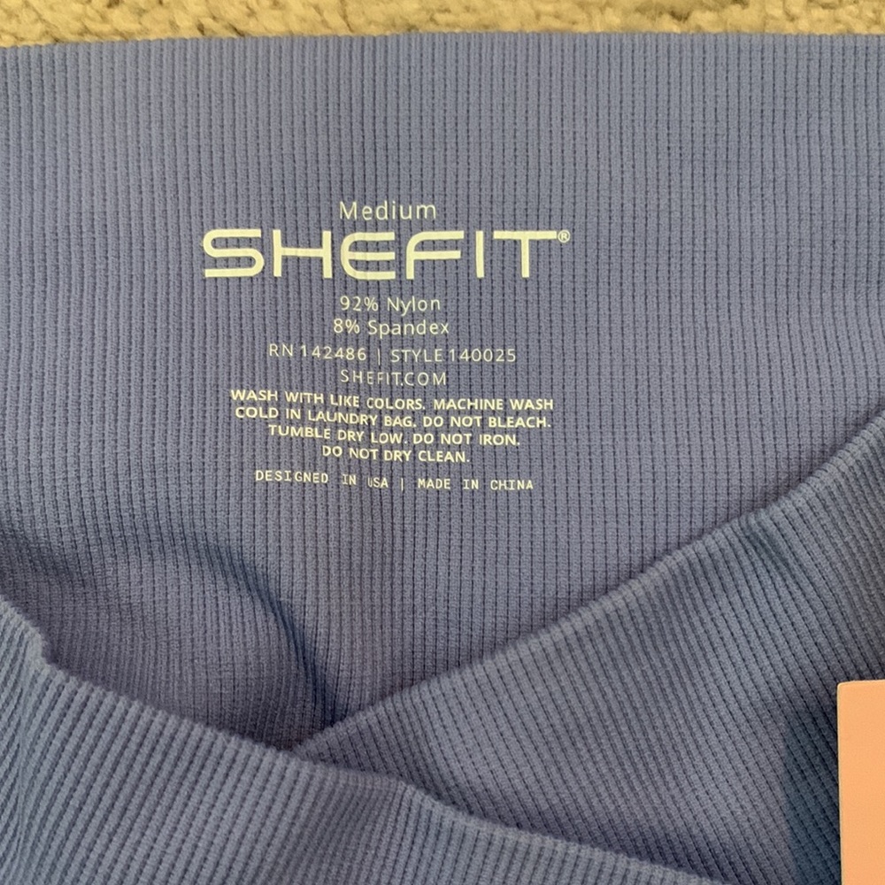 SHEFIT ombré periwinkle leggings *NWT* - Picture 3 of 5
